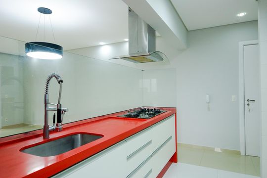 Cozinha de apartamento para alugar com 3 quartos, 82m² em Gopouva, Guarulhos