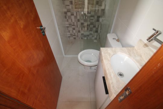 Banheiro de apartamento para alugar com 1 quarto, 34m² em Vila Dom Pedro Ii, São Paulo