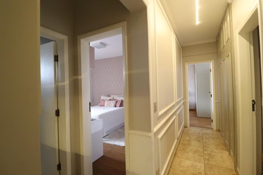 Corredor - Armarios de apartamento para alugar com 3 quartos, 185m² em Centro, Uberlândia