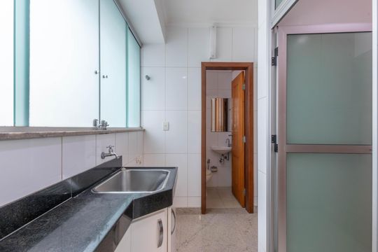 Área de Serviço de apartamento à venda com 3 quartos, 243m² em Sion, Belo Horizonte