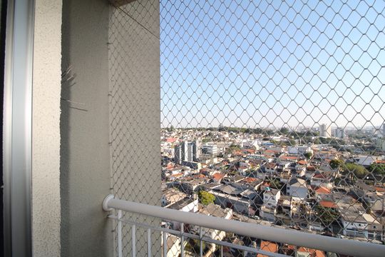 Sala - Varanda de apartamento à venda com 2 quartos, 46m² em Jardim Centenario, São Paulo