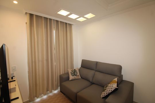 Sala de apartamento à venda com 2 quartos, 46m² em Jardim Centenario, São Paulo