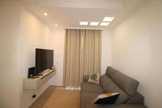 Sala de apartamento à venda com 2 quartos, 46m² em Jardim Centenario, São Paulo