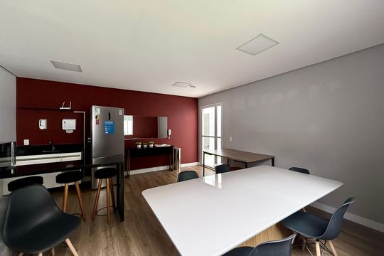 Salão de Festas  de apartamento para alugar com 2 quartos, 29m² em Santo Amaro, São Paulo