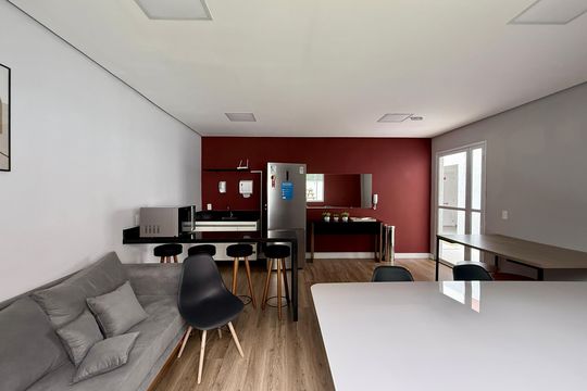 Salão de Festas  de apartamento para alugar com 2 quartos, 29m² em Santo Amaro, São Paulo