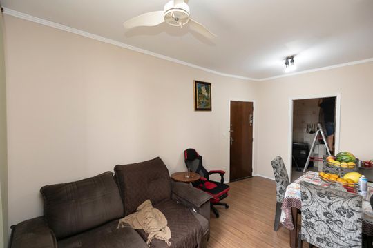 Sala de apartamento à venda com 1 quarto, 67m² em  Bosque., Campinas