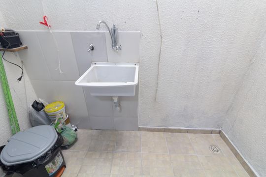 Área de Serviço de casa de condomínio à venda com 2 quartos, 59m² em Parque Boturussu, São Paulo