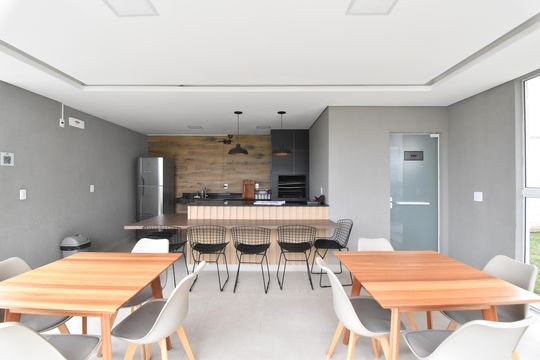 Área comum - Área gourmet de apartamento para alugar com 2 quartos, 65m² em Bacacheri, Curitiba