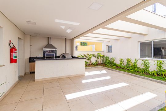 Área comum - Churrasqueira de apartamento para alugar com 2 quartos, 36m² em Jardim Santo Estevao, Carapicuíba
