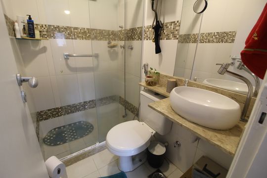 Banheiro de apartamento à venda com 2 quartos, 80m² em Freguesia (jacarepaguá), Rio de Janeiro