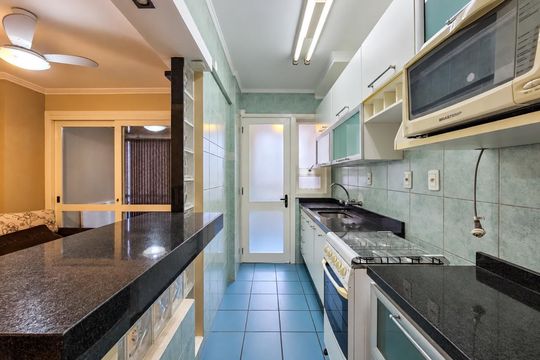 Cozinha de apartamento para alugar com 1 quarto, 62m² em Vila Rosa, Novo Hamburgo