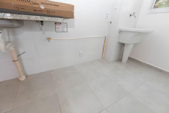 ÁREA DE SERVIÇO de apartamento para alugar com 2 quartos, 50m² em Fazenda Santa Cândida, Campinas