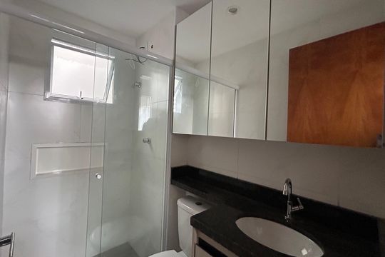 Banheiro de apartamento à venda com 2 quartos, 38m² em Alto da Mooca, São Paulo