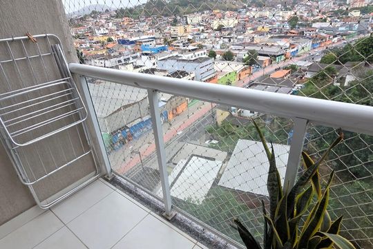 Varanda de apartamento para alugar com 2 quartos, 55m² em Estrela do Norte, São Gonçalo