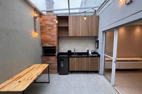 Espaço Gourmet de casa de condomínio para alugar com 2 quartos, 75m² em Caiapia, Cotia