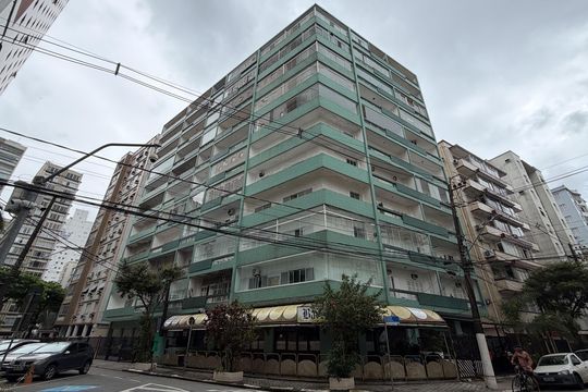 Fachada de apartamento para alugar com 2 quartos, 80m² em Boqueirão, Santos