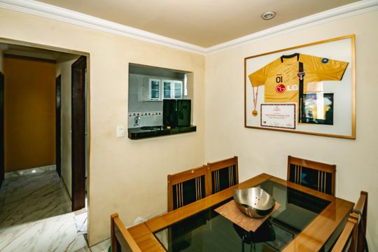 Sala de Jantar de apartamento à venda com 2 quartos, 75m² em Califórnia, Belo Horizonte