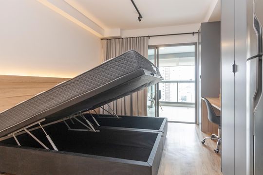 Studio de kitnet/studio para alugar com 1 quarto, 32m² em Jardim das Acacias, São Paulo