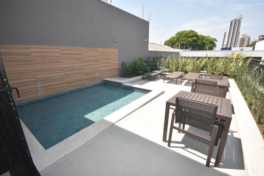 Área comum - Piscina adulto descoberta de apartamento à venda com 2 quartos, 87m² em Anhangabaú, Jundiaí