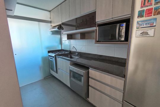 Cozinha de apartamento à venda com 3 quartos, 82m² em São Geraldo, Porto Alegre