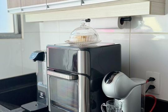 Cozinha de apartamento à venda com 2 quartos, 43m² em Jardim Nova Europa, Campinas