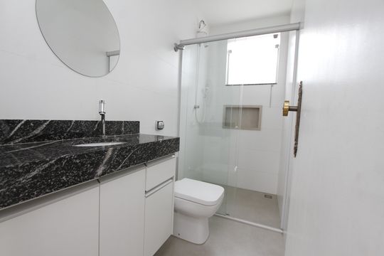 Banheiro Social de apartamento para alugar com 3 quartos, 158m² em Jardim America, Belo Horizonte