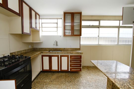 Cozinha de apartamento para alugar com 3 quartos, 158m² em Jardim America, Belo Horizonte