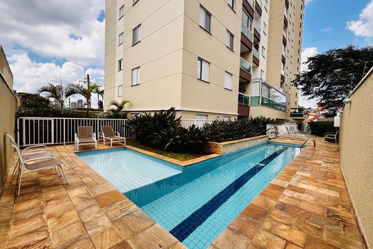 Área comum - Piscina de apartamento para alugar com 3 quartos, 67m² em Vila Barros, Barueri