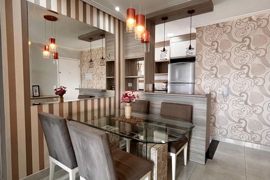 Sala de Jantar de apartamento para alugar com 3 quartos, 67m² em Vila Barros, Barueri