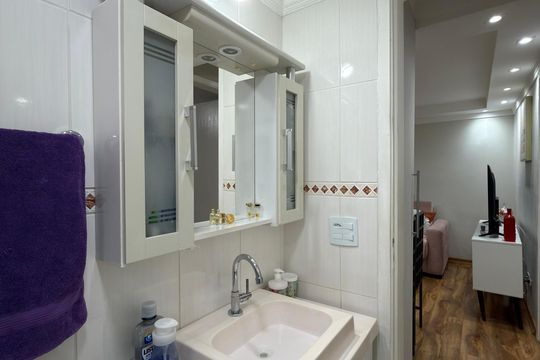 Banheiro Social de apartamento à venda com 2 quartos, 52m² em Alves Dias, São Bernardo do Campo
