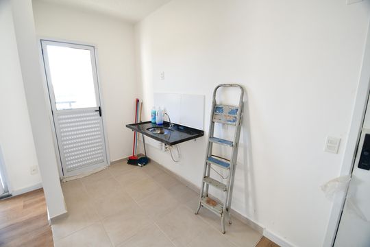 Cozinha de apartamento para alugar com 2 quartos, 63m² em Jardim de Mônaco, Hortolândia