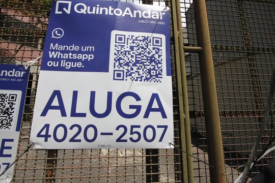 PLACA de apartamento para alugar com 3 quartos, 75m² em Estoril, Belo Horizonte