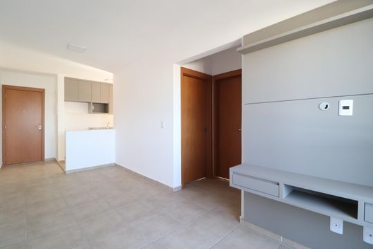 Sala de apartamento para alugar com 2 quartos, 52m² em Shopping Park, Uberlândia