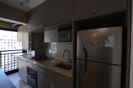 Cozinha de apartamento à venda com 1 quarto, 44m² em Butantã, São Paulo