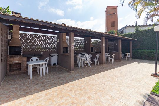 Área comum - Churrasqueira de apartamento para alugar com 2 quartos, 52m² em Centro, Carapicuíba