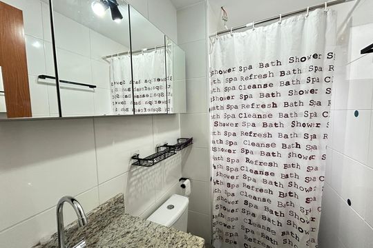 Banheiro de apartamento para alugar com 2 quartos, 45m² em Água Santa, Rio de Janeiro