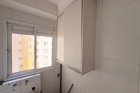 Lavanderia de apartamento à venda com 2 quartos, 55m² em Jardim Santa Cristina, Santo André