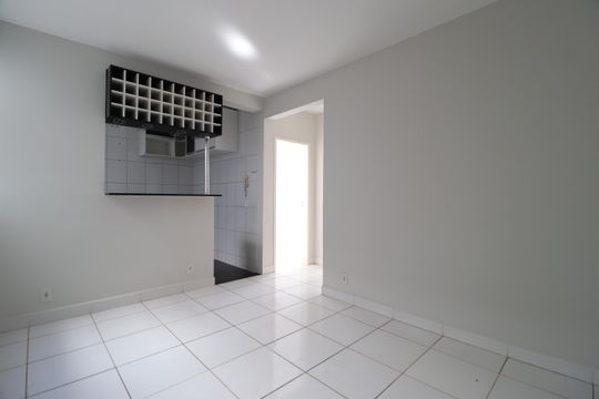 Sala de apartamento para alugar com 2 quartos, 44m² em Gávea, Uberlândia