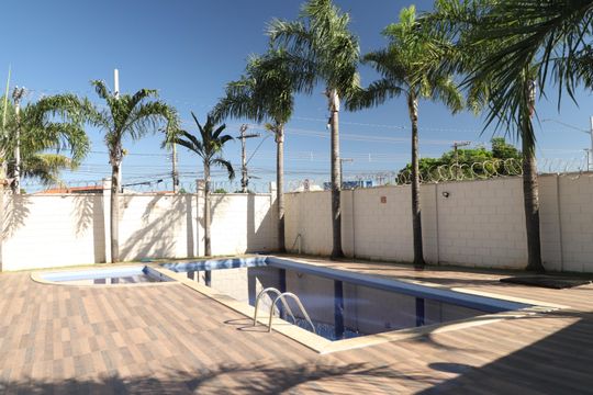 Área comum - Piscina de apartamento para alugar com 2 quartos, 50m² em Jardim Canaã, Uberlândia