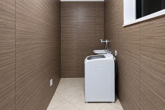 Área de serviço de casa para alugar com 2 quartos, 80m² em Campo Grande, Rio de Janeiro