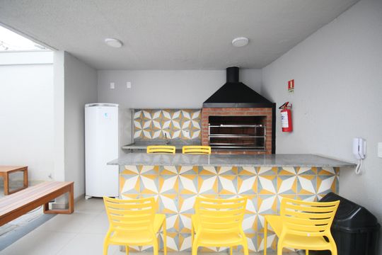 Área comum - Churrasqueira de apartamento para alugar com 2 quartos, 44m² em Jardim Maria Duarte, São Paulo