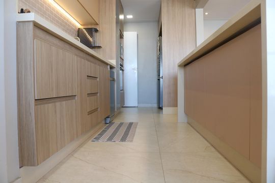 Cozinha de apartamento à venda com 3 quartos, 147m² em Vila Leopoldina, São Paulo