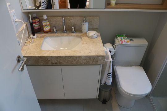 Banheiro 1 de apartamento à venda com 3 quartos, 147m² em Vila Leopoldina, São Paulo