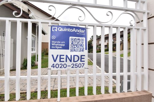Placa de casa de condomínio à venda com 3 quartos, 320m² em Santa Felicidade, Curitiba