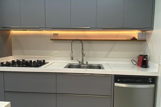 Cozinha de apartamento à venda com 3 quartos, 110m² em Cidade Mãe do Céu, São Paulo
