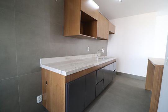 Cozinha de apartamento para alugar com 2 quartos, 78m² em Jardim Sul, Uberlândia