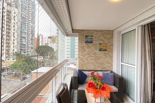 Sala - Varanda de apartamento à venda com 3 quartos, 118m² em Centro, Osasco