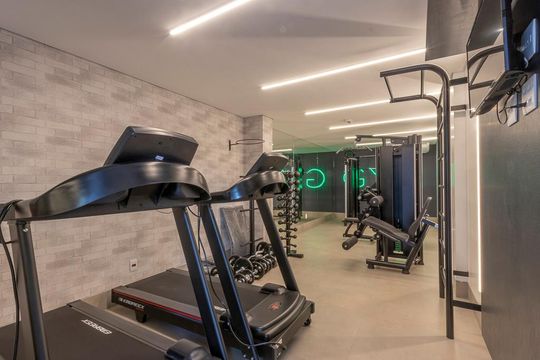 Área comum - Academia de apartamento à venda com 3 quartos, 87m² em Sion, Belo Horizonte