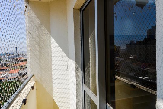 Varanda da Sala de apartamento para alugar com 3 quartos, 65m² em Jardim Flor da Montanha, Guarulhos