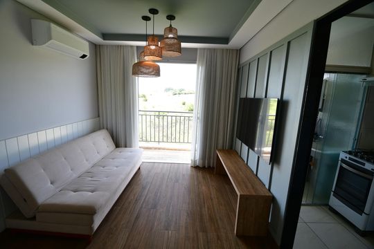 Sala de apartamento para alugar com 2 quartos, 50m² em Jardim Myrian Moreira da Costa, Campinas